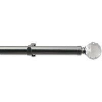 Mix and Match Satin Silver Faceted Finials Dia. 28mm Silver