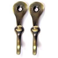 Teardrop Hooks Brown