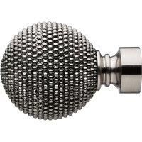 Mix and Match Studded Ball Finials Dia. 28mm Grey / Silver