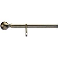 Ashton Metal Eyelet Curtain Pole Antique (Brass)