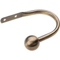 Pack of 2 Small Ball Holdbacks Antique (Brass)