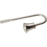Trumpet Satin Silver Holdback Sliver