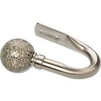 Mosaic Satin Steel Holdbacks