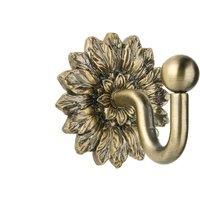 Leaf Back Plate Antique Brass Hook Antique Brass