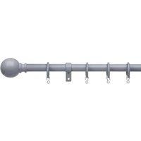 Ashton Metal Extendable Curtain Pole Grey