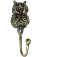 Antique Brass Owl Hooks Antique Brass