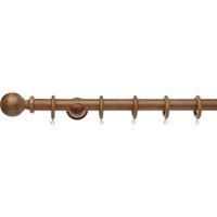 Ashton Wooden Curtain Pole Dia. 28mm Brown