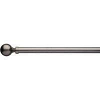 Ashton Metal Extendable Eyelet Curtain Pole Grey
