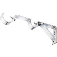 Pack of 3 Double Pole Brackets Chrome