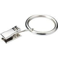 Curtain Rings with Clips for 13mm Poles