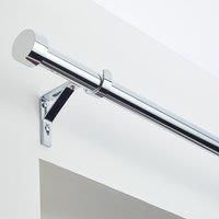 Trinity Metal Extendable Eyelet Curtain Pole 25/28mm Chrome