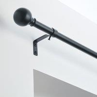 Ashton Metal Extendable Curtain Pole Black