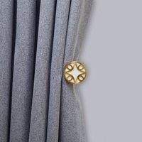 Mix and Match Pretty Boho Brushed Gold Curtain Single Holdback