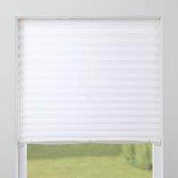 FSC White Daylight Temporary Pleated Blind White