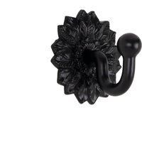 Leaf Backplate Curtain Tieback Hooks