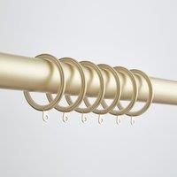 Pack of 12 Lined Curtain Rings