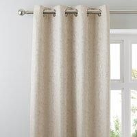 Richmond Champagne Eyelet Curtains Brown