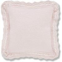 Lace Edge Blush Cushion Blush (Pink)