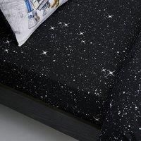 Disney Star Wars Fitted Sheet Black