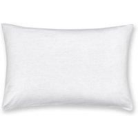 Jersey White 100% Cotton Cot Bed / Toddler Pillowcase
