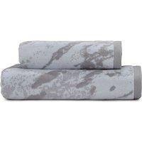 Marble Grey Bath Towel Grey