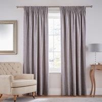 Dorma Lymington Grey Pencil Pleat Curtains Grey