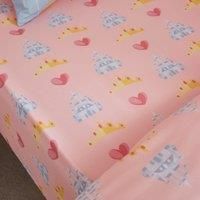 Disney Princess Fitted Sheet Pink