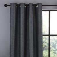 Harper Navy Eyelet Curtains Navy Blue