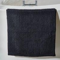 Charcoal Mini Bobble Bath Mat Charcoal