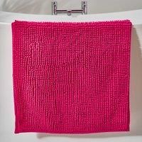 Fuchsia Mini Bobble Bath Mat Pink