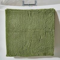 Woodland Fern Mini Bobble Bath Mat Green