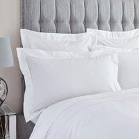 Dorma 400 Thread Count Percale White Oxford Pillowcase White