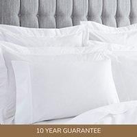Dorma 400 Thread Count Percale White Housewife Pillowcase White
