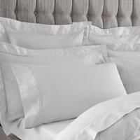 Dorma 400 Thread Count Percale Silver Housewife Pillowcase Silver