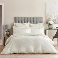 Dorma Egyptian Cotton 400 Thread Count Percale Cream Duvet Cover Cream