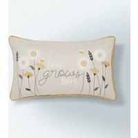 Scandi Love Grows Cushion Ochre