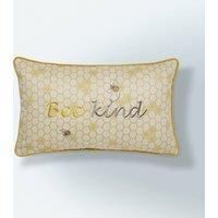 Bee Kind Cushion Natural Natural