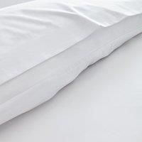 Fogarty Cooling Cotton Flat Sheet White
