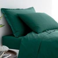 Pure Cotton Oxford Pillowcase Emerald