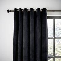 Recycled Velour Eyelet Curtains