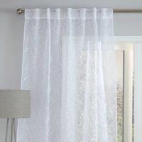 Belle Embroidery Slot Top Single Voile Panel