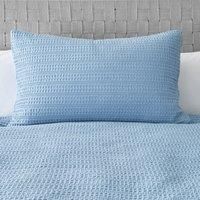 Amberley Waffle Cotton Duvet Cover and Pillowcase Set