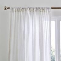 Cotton Linen Slot Top Voile Curtains