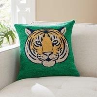 Woven Chenille Tiger Cushion