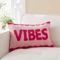 Vibes Bright Slogan Cushion