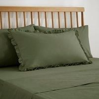 Pure Cotton Frilled Pillowcase