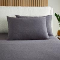 Elements Cotton Jersey Plain Standard Pillowcase£ Pair