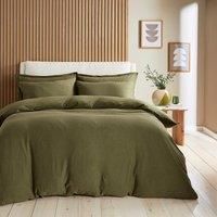 Elements Cotton Jersey Plain Duvet Cover & Pillowcase Set£