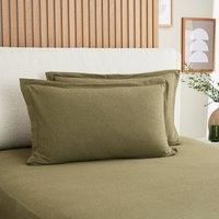 Elements Cotton Jersey Plain Oxford Pillowcase£