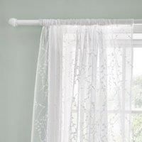 Belle Embroidery Slot Top Voile Pair